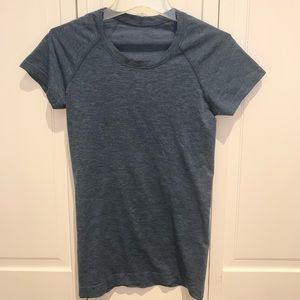 COPY - Lululemon Navy Blue Swiftly Top Short Sleeve